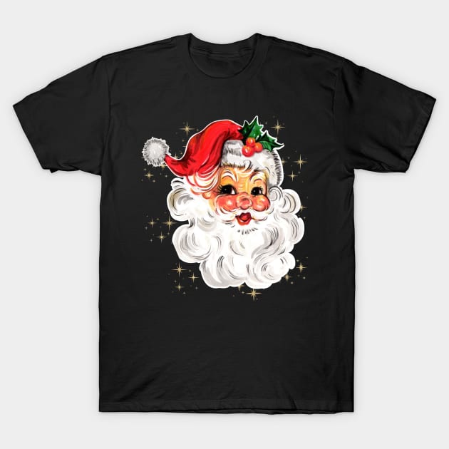 Retro Santa Clause T-Shirt by Tuff Tees